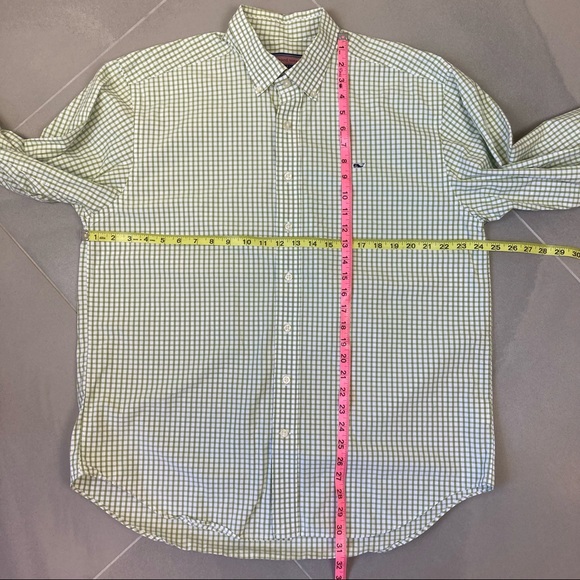 Vineyard Vines Slim Fit Whale Button Down Shirt Men’s Size L - Picture 6 of 9